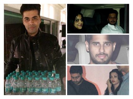 Pics: Aishwarya Rai, Bollywood Celebs At Karan Johar's House Party