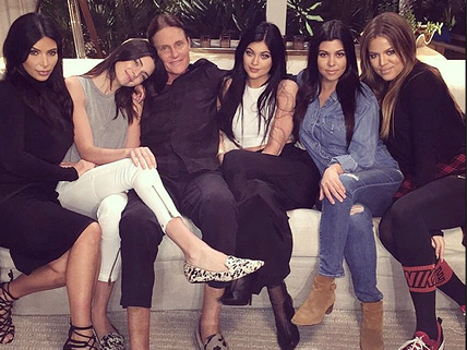 Bruce Jenner Reunites With His Daughters, See The Family Portrait!