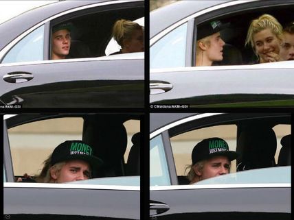 Post Selena's Rejection, Takes A Ride With Hailey Baldwin