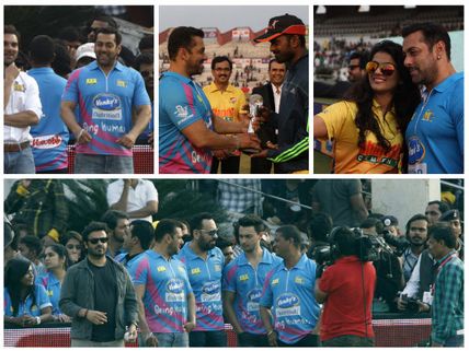 Pics: Salman Khan Hot Candid Moments At CCL5 Match, Ahmedabad