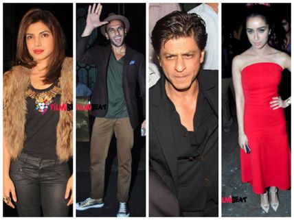 Pics: Shahrukh, Priyanka Chopra, Bollywood Celebs At Sanjay Leela Bhansali's Party