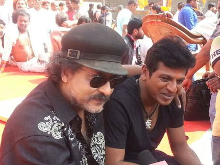 Pics: Ravi Chandran Shooting For Shivarajkumar's Vajrakaya