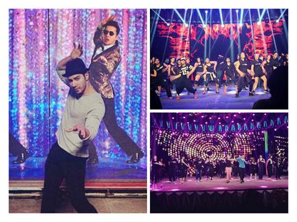 Britannia Filmfare Awards: Varun, Arjun, Celebrities Rehearsing