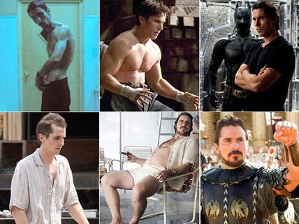 Christian Bale's Birthday: His Incredible Body Transformations