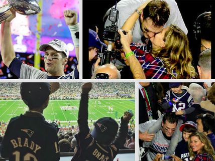 Tom Brady Celebrates 4th Super Bowl Win With Gisele Bündchen