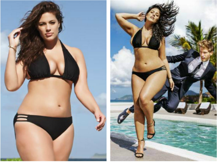 Ashley Graham Shows Her Plus Size Curves In Bikini For Sports Illustrated Edition