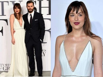 Dakota Johnson, Jamie Dornan Attend Fifty Shades of Grey London Premiere