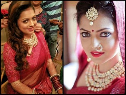 OMG! Drashti Dhami Repeated Dress For Wedding And Reception?