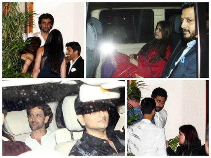 Pics: Hrithik, Aamir & Celebs At Abhishek's Party For Kunal-Naina Bachchan