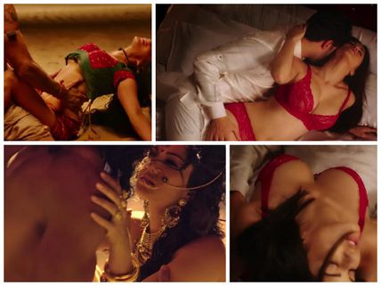 Sunny Leone's Hot Erotic Scenes With Jay, Rajneesh And Rahul