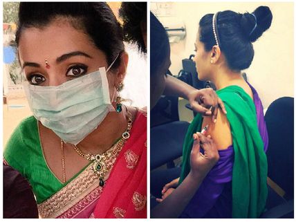 OMG ! Trisha Scared Of Swine Flu 