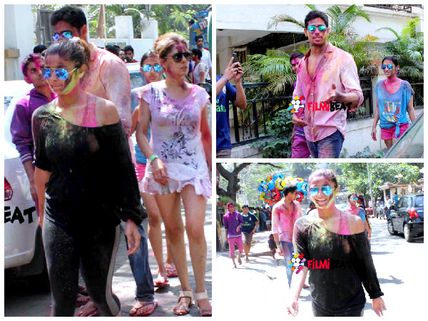 Pics: Alia Bhatt-Sidharth Malhotra's Romantic Holi Celebrations