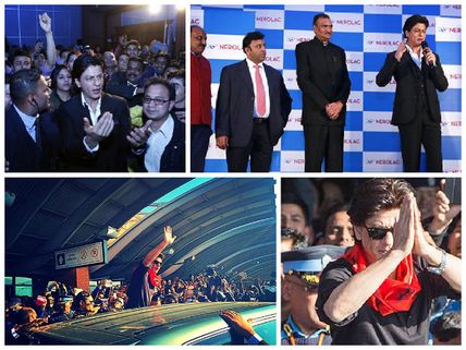 Pics: Shahrukh Khan Amidst Huge Fanfare In Kathmandu, Nepal