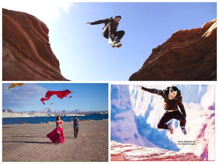 ABCD 2 Stills: Varun Dhawan's Dangerous Stunt Over The Grand Canyon