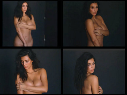 Kanye West Congratulates Kim The Sexiest Way, Shares Her Naked Pics