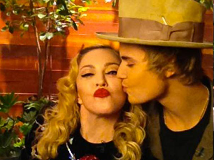Ellen Plays Cupid: Madonna & Justin Bieber Flirt On The Ellen Show