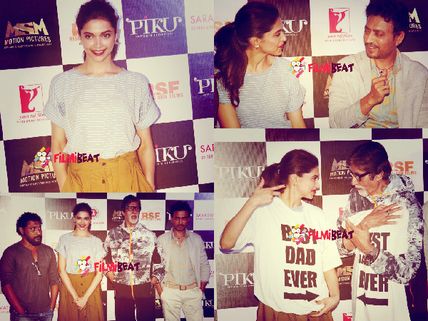 Pics: Piku Trailer Launched By Deepika Padukone, Amitabh & Irrfan