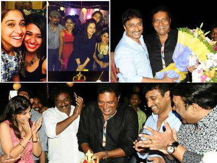 Prakash Raj Sreenu Vaitla Patches Up - Prakash Raj Birthday Fun In Pics
