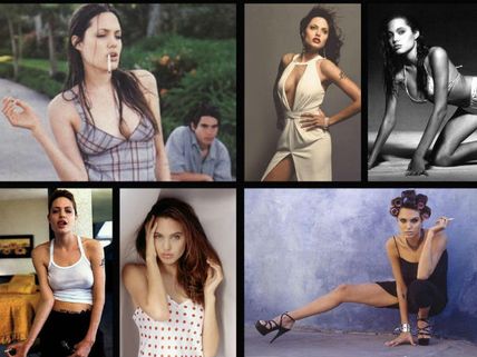 Young Angelina Jolie's Unseen Photoshoot Pics