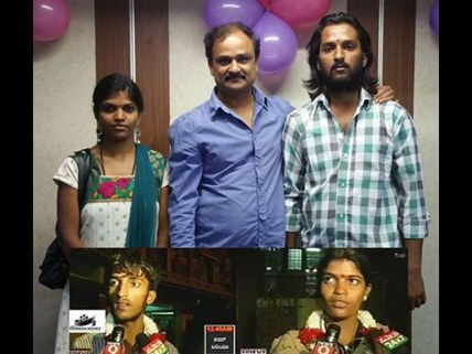 Director Shashank Poses With Real Life 'Krishna Leela' Couple 