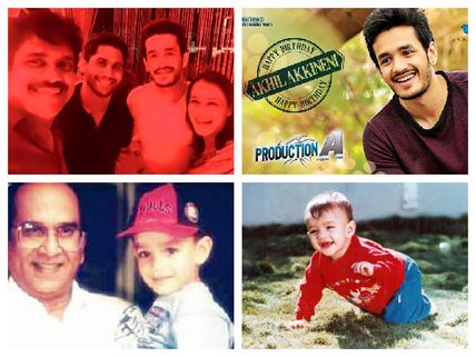 B'Day Spl: Akhil Akkineni's Adorable And Rare Pictures