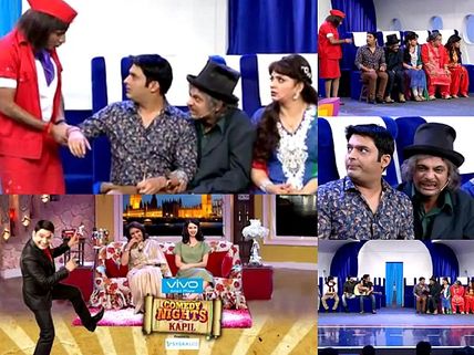Comedy Nights With Kapil's Bittu And Family On Desi-Flight! [PHOTOS]