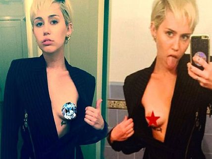Gross: Miley Cyrus & Scout Willis Free Their Nipples