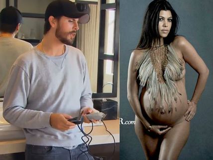 KUWTK: Scott Disick Shaves Pregnant Kourtney Kardashian's Privates