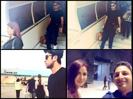 Pics: Katrina Kaif & Ranbir Kapoor Romancing In Maldives
