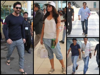 John Abraham And Celebs Spotted At Airport