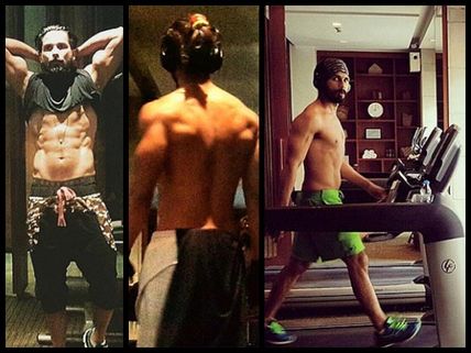Check Out How Shahid Kapoor Works Out In The Gym (Pics)