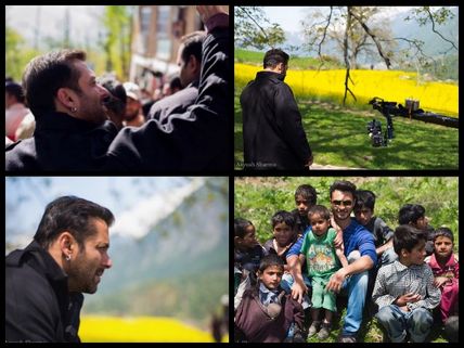 Salman Khan's Candid Pics In Kashmir Clicked By Arpita's Hubby 