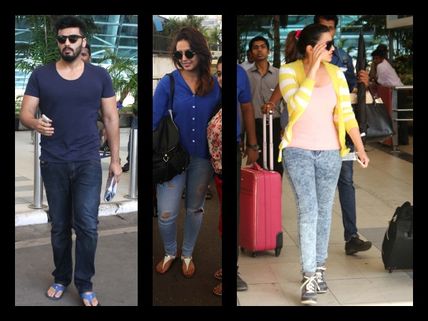 Arjun Kapoor, Huma, Parineeti & Celebs Spotted At Airport