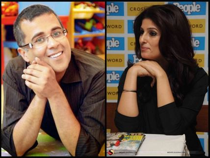Did Twinkle Khanna Just Call Chetan Bhagat Short And Bald?