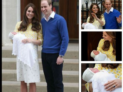 Kate Middleton & Prince William Name Their Princess