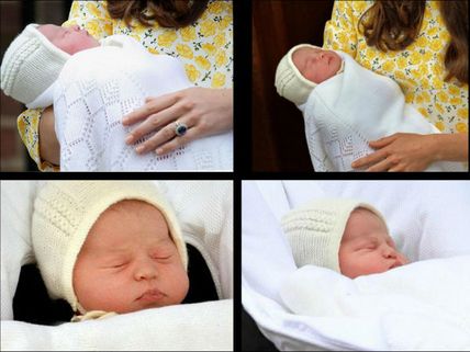 Kate Middleton & Prince William's Daughter Princess Charlotte Elizabeth Diana In Pics
