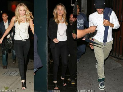 Jennifer Lawrence & Chris Martin Appear Together At Nepal Benefit In LA