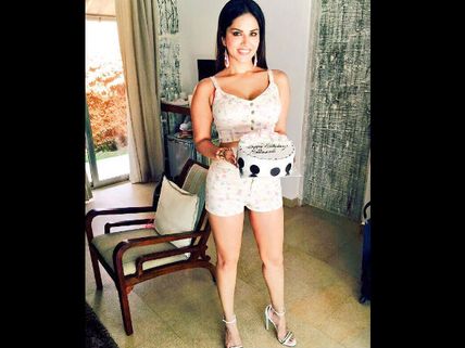 Pics: Sunny Leone's Birthday Celebration With Lots Of Surprises