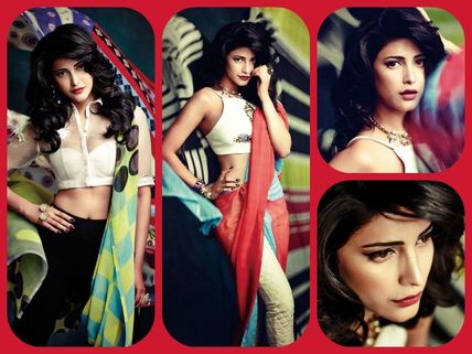 Pics: Shruti Haasan's Vibrant Photoshoot For Cineblitz Magazine