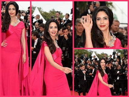 Cannes 2015 Live: Mallika Sherawat On Red Carpet, For Mad Max Fury Road Premiere