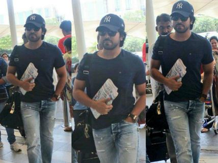 Ram Charan Spotted At Mumbai Airport