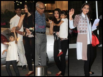 Spotted: Aishwarya Rai Bachchan-Sonam Kapoor Leave For Cannes 2015