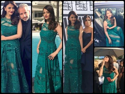 Cannes 2015 Live Red Carpet: Aishwarya Rai Bachchan Looks Enviously Beautiful In Green