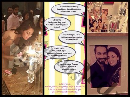 Shahid Kapoor's Fiancee Mira Rajput's Bridal Shower (Pics)