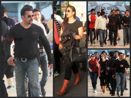 Salman Khan & Kareena Kapoor Return From Bajrangi Bhaijaan Shoot In Kashmir