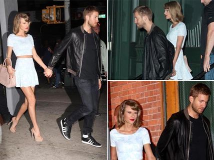 Love Is In The Air: Taylor Swift & Calvin Harris Go On Dinner Date