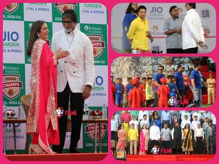 Pics: Amitabh, Abhishek, Ranbir & John At Jio Garden Inauguration In Mumbai