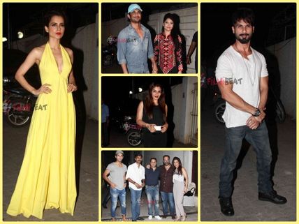 Dhanush, Shahid & Celebs At Tanu Weds Manu Returns Success Party
