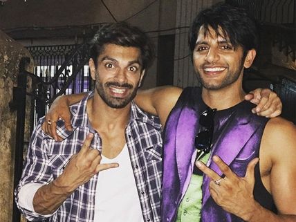Qubool Hai's Karanvir Bohra Met Karan Sigh Grover On Sets