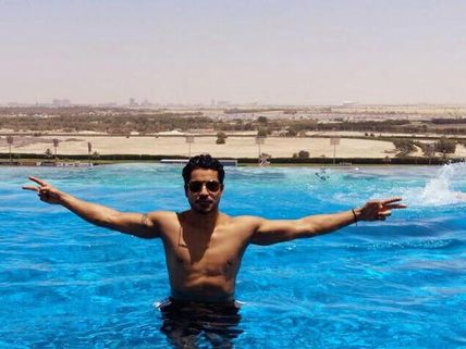 Gautam Gulati Chilling In Dubai Just Before AIBA 2015 [PHOTOS]